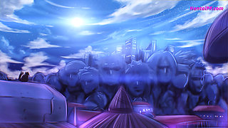 Sarada Uchiha Konoha Nights - Outdoor Quick Sex ( Parody Porn )