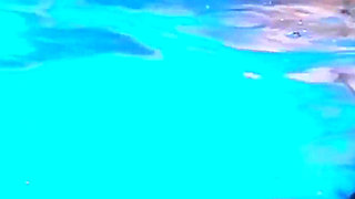 Breath Holding Underwater in Pool