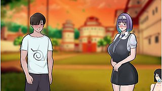 Car Toon - Hokage A Son Demo Hinata,himawari ,shiho And Kaguya Otsutsuki All Scenes