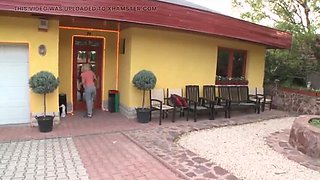 Blonde MILF Melanie Rios Sucks Cock and Rides Hard in FFM Threesome