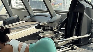 Yoga in Tight Shorts and Top 4K