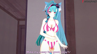 Mint asks me for shelter and we end up fucking - Neverness to everness (NTE)