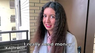 Young Neighbor Katty West Takes Cash For Rough Anal Sex - Public Agent