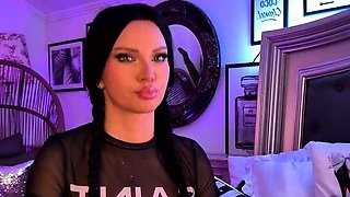 Chubby Brunette Big Boobs Dildo Masturbation