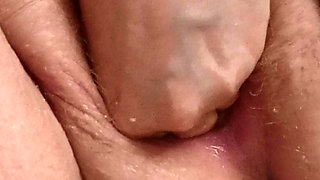 Fat horny cunt gets fingered