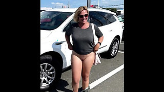 Real Teacher Joanne Tanner Exposed Outdoor - Big Natural Tits MILF Public Nudity