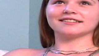 First Video Ever for This College Cutie