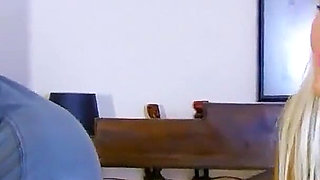 Horny skinny milf miss Stacey gets fucked by stranger at casting