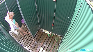 Czech Pool 45: Blonde with a Perfect Pussy