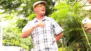 Thai teen picked up for rough threesome