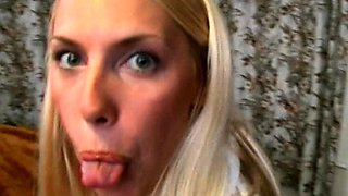 Slutty amateurs sucking cocks in group sex party