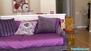 Glamour stunner doggy style pussyfucked
