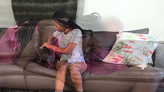 Cute Big Tits Ebony RAMMED HARD By BWC