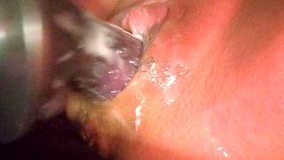 Sloppy loose cunt of a cum dump whore