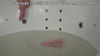 Old Pussy Gets Wet In POV Solo