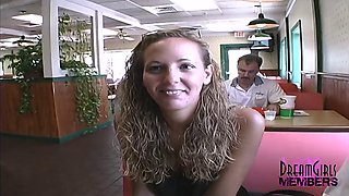 Buck Naked Flashes in Restaurant Kitchen