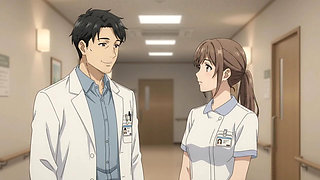 Doctor close the clinic earlier and seduce his nurse for blowjob