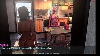 Awam 2 Sofia Real Fuck Edition - Ellie Masturbates to Sam Fucking Sofia on the Kitchen Counter