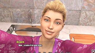 3D animated hentai game featuring a taboo family story