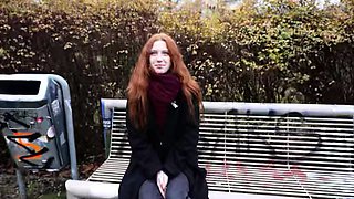 GERMAN SCOUT - Real Redhead Ginger Teen Alice