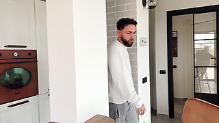 Effe's First Double Penetration with Emme and Christian Clay with Double Creampie Pussy and Ass