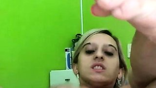 Beauty small tit amateur teen masturbating her shaved pussy