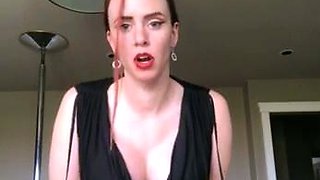 Amateur Babe in Glasses jerks cock for facial