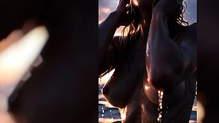 Hot Blonde Fucks Stranger on Beach