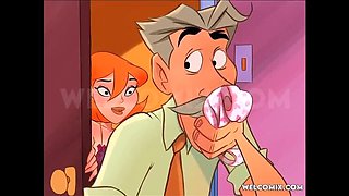 Big Tits Hentai MILF Home Animation - Panty Smell & Blowjob Fantasy
