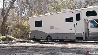 Anna Claire Clouds' Wild Interracial Passion Explodes in Outdoor Heat