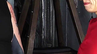 Slave Mila’s Tearful Bastinado Training with Mistress Baton