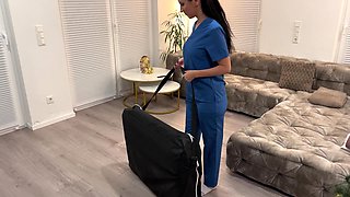 A simple massage turned into a blowjob surprise from my wife