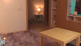 Petite beauty captivates with daring tiny charm in thrilling intimate play