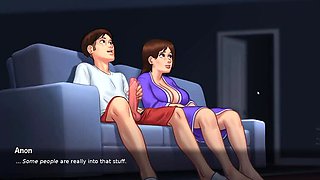 Step Sister Fucks Anon in Hot Summer Sex - Summertime Saga Part 7 Hentai