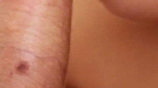 Close up Blowjob From Shy Chinese College Girl - Oozing Cumshot