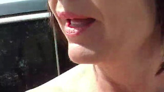Nude Run with Outdoor Squirt