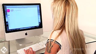 Exotic MILF Secretary Craves Her Young Co-Worker's Cock