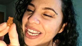 Lilly Munster - Giantess Finds And Vores Tiny Men FemDom