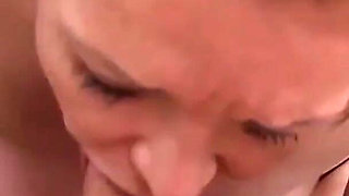Hot milf Kelly Leigh POV deepthroat blowjob and cum swallow