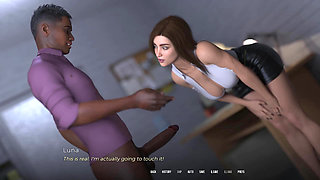 Wife Sucking Big Black Dick for the First Time in Her Life While Her Cuck Hubby Watches Filled with Jealousy and Arousal