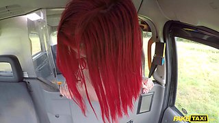 Redhead Big-Tits Passion with John in Wank Heat