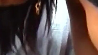 Stunning Black Bitch in Fishnet Stockings Banged by a White Cock