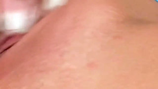 Excited Sexy Blonde MILF with Wet Pussy Fucked in the Kitchen