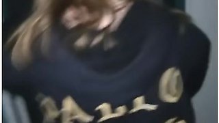 Student Passionately Moaned In The Dorm After A Walk