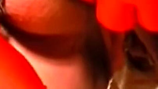 A Horny Whore Using a Strap-on