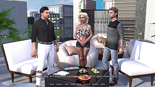 My Bimbo Dream 28 Boss's Whore Gives Randall a Messy Boob Job in the Club
