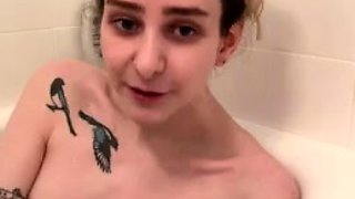 Aoife Bee Flashing Tits In The Bathtub