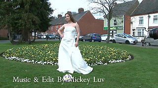 Cheating bride gets fucked hard