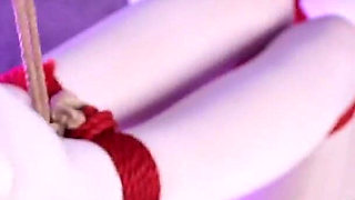 Ms20-a Girl Wearing White Stockings Was Brought to Orgasm by a Vibrator and Had Her Feet Tickled