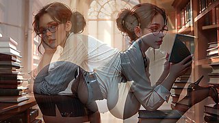 Milf Librarian Passed Around By Guards AI